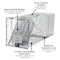 Havahart Havahart Large Live Catch Cage Trap For Cats and Raccoons 1 pk 1079 - alternate 3
